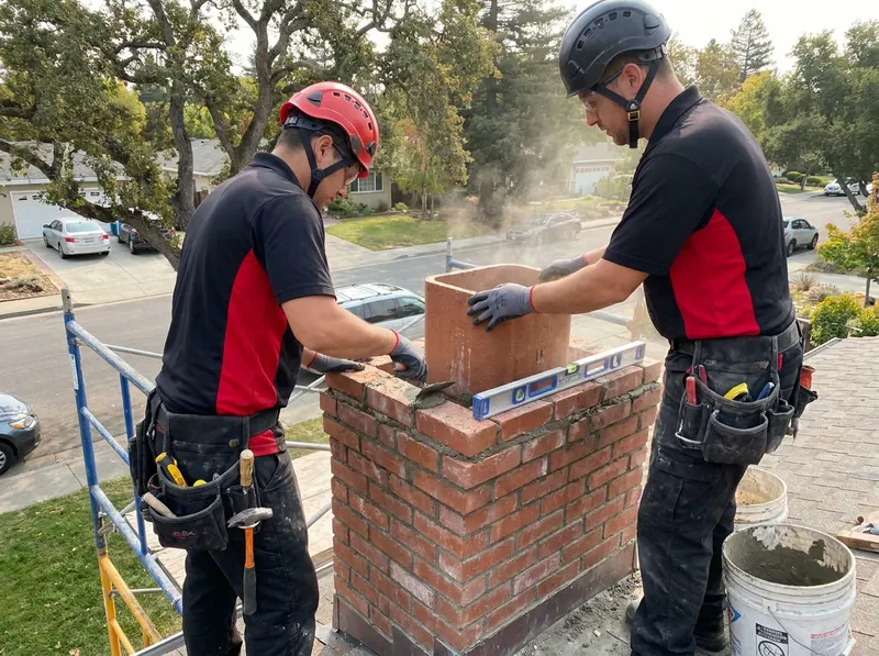 Chimney Masonry & Rebuild in Mountain View, CA